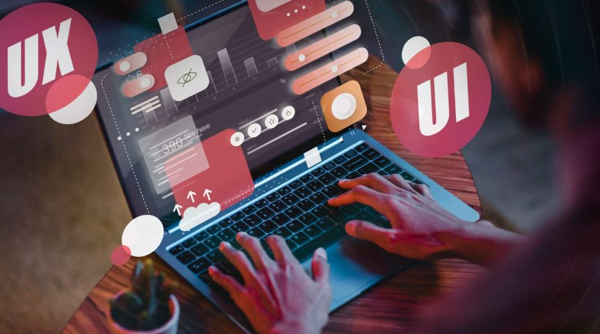 ser-um-web-designer Imagem ilustrando o conteúdo sobre ser um web designer mostrando um profissional da área criando um site.